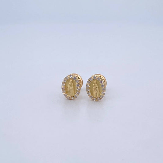 Topos Virgen Guadalupe 1.15gr / 7.43mm / Oro Amarillo 18K &