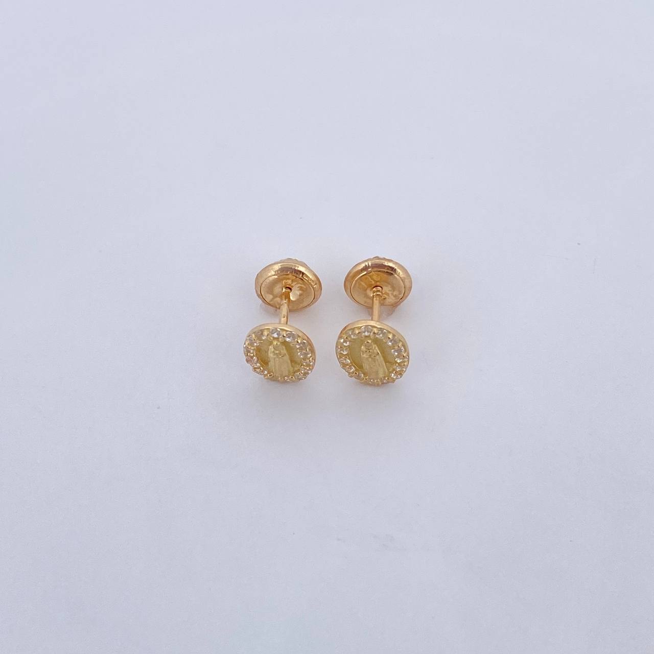 Topos Virgen Guadalupe 1.15gr / 7.43mm / Oro Amarillo 18K &