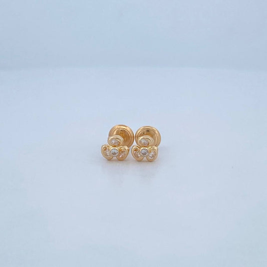 Topos Trio 0.75gr / 5.8mm / Oro Amarillo 18K &