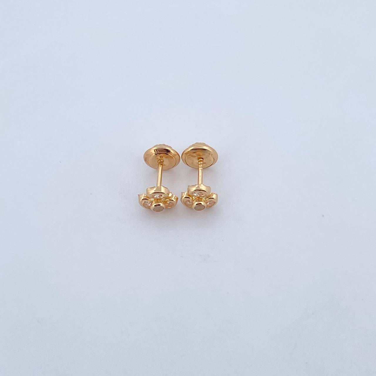 Topos Trio 0.75gr / 5.8mm / Oro Amarillo 18K &