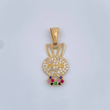 Dije Rostro Conejo 1.35gr / 2.5cm / Oro Amarillo 18K %