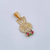 Dije Rostro Conejo 1.35gr / 2.5cm / Oro Amarillo 18K %