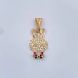 Dije Rostro Conejo 1.35gr / 2.5cm / Oro Amarillo 18K %