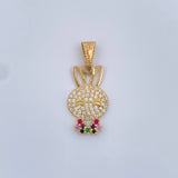 Dije Rostro Conejo 1.4gr / 2.5cm / Oro Amarillo 18K %