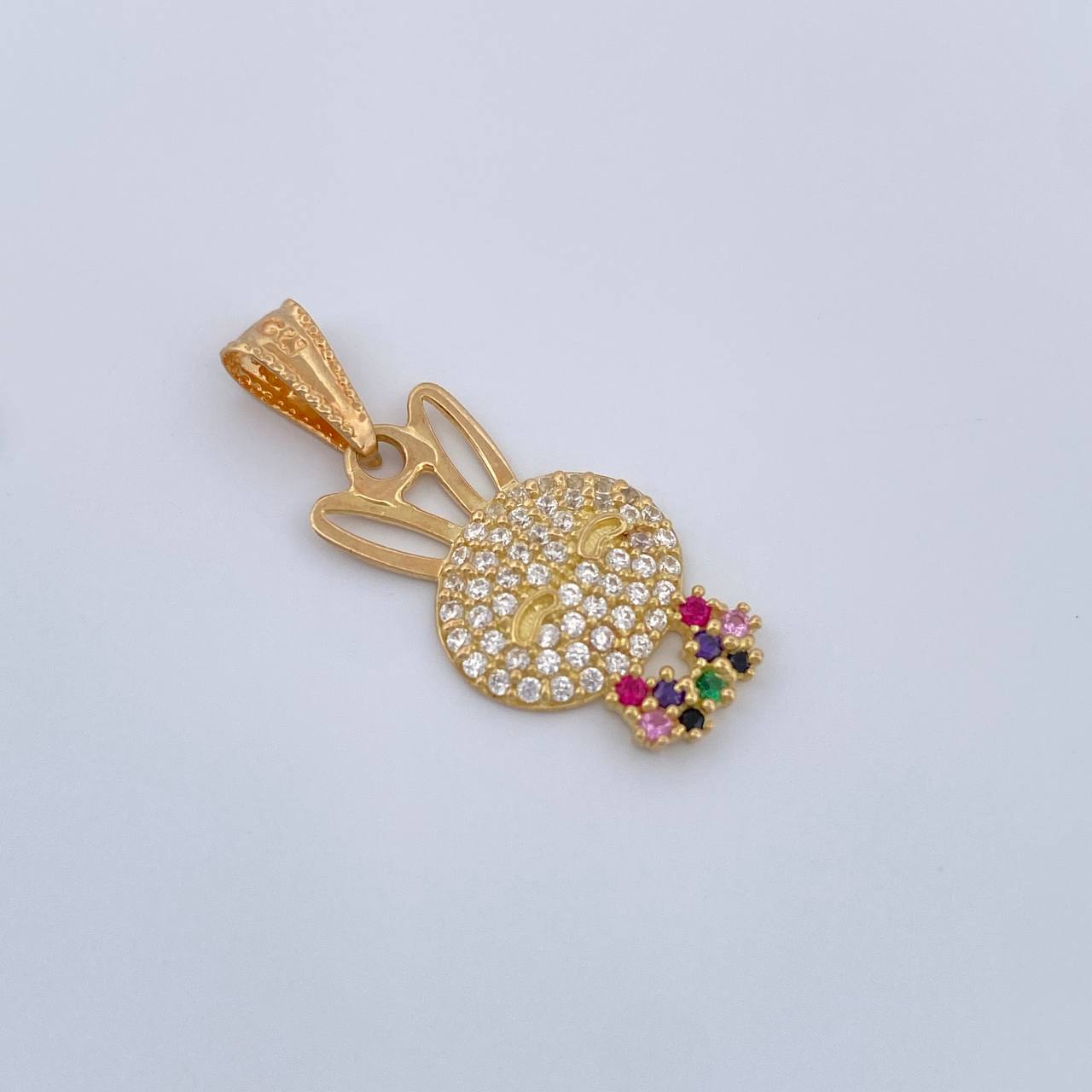 Dije Rostro Conejo 1.35gr / 2.5cm / Oro Amarillo 18K %