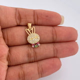 Dije Rostro Conejo 1.35gr / 2.5cm / Oro Amarillo 18K %