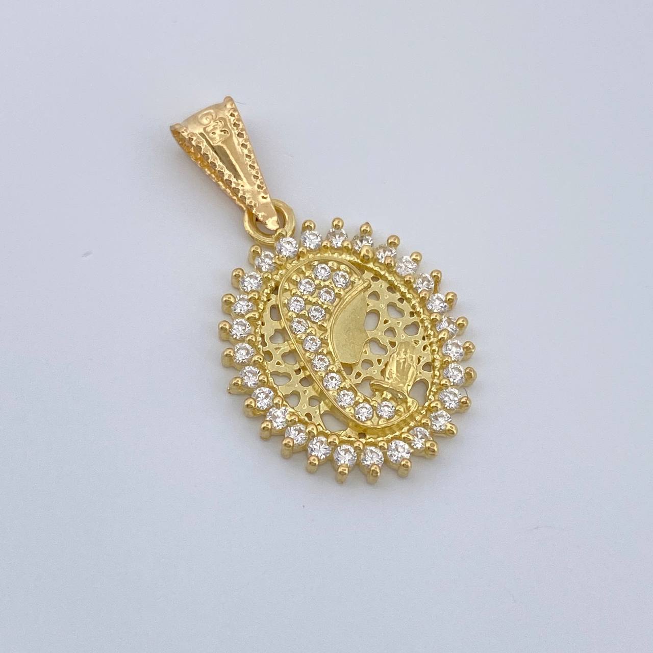Dije Virgen Maria 1.65gr / 2.4cm / Oro Amarillo 18K %