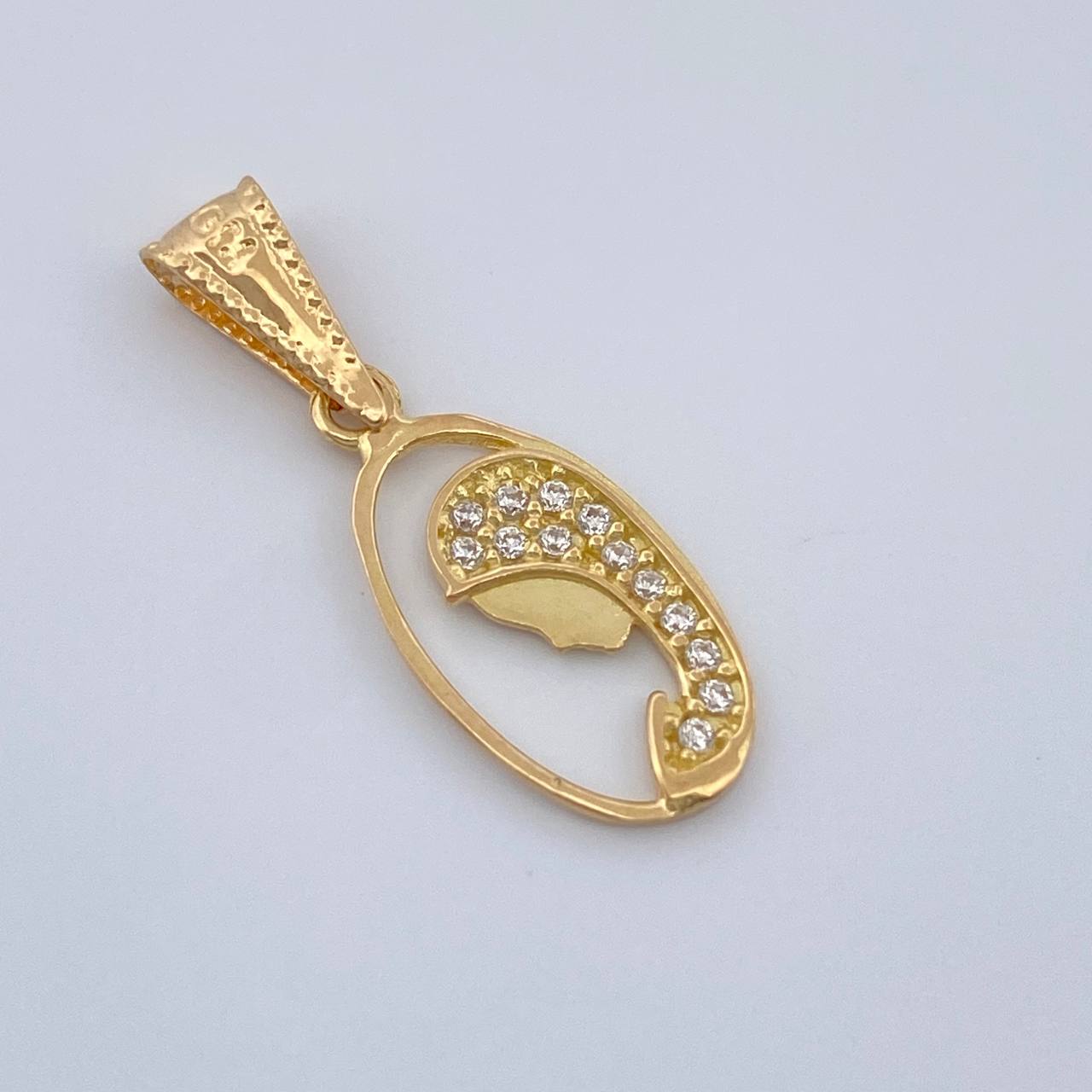 Dije Virgen Maria 0.75gr / 2.2cm / Oro Amarillo 18K %