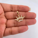 Dije Corona 1.85gr / 2.2cm / Oro Amarillo 18K %