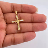 Dije Cruz Corazones 1.25gr / 3.2cm / Oro Amarillo 18K %