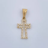 Dije Cruz 0.65gr / 2.4cm / Oro Amarillo 18K %