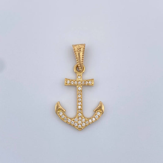 Dije Ancla 1.05gr / 2.5cm / Oro Amarillo 18K %