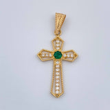 Dije Cruz Gotica 1.15gr / 3cm / Oro Amarillo 18K %