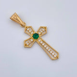 Dije Cruz Gotica 1.15gr / 3cm / Oro Amarillo 18K %
