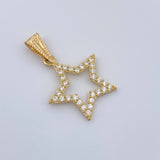 Dije Silueta Estrella 0.95gr / 2.4cm / Oro Amarillo 18K %