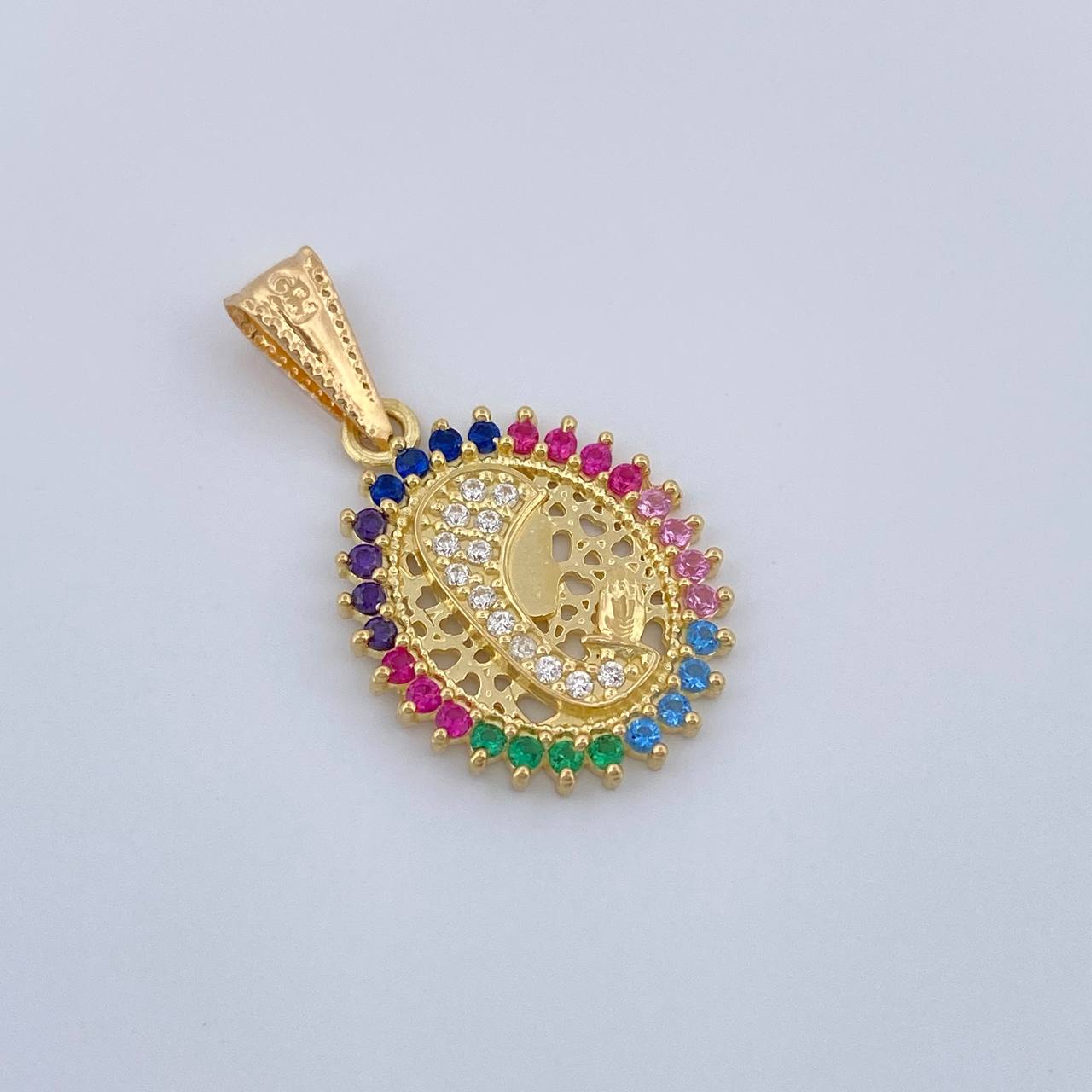 Dije Virgen Maria 1.7gr / 2.3cm / Oro Amarillo 18K %