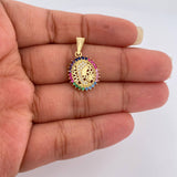 Dije Virgen Maria 1.7gr / 2.3cm / Oro Amarillo 18K %