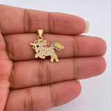 Dije Unicornio 2.5gr / 2.5cm / Oro Amarillo 18K %