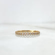 Anillo Churumbela 1.2gr / T6 1/4 / Circones Blancos Oro Amarillo ©