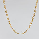 Cadena Figaro 6.9 g / 62 cm / 2 mm Oro Amarillo 18K