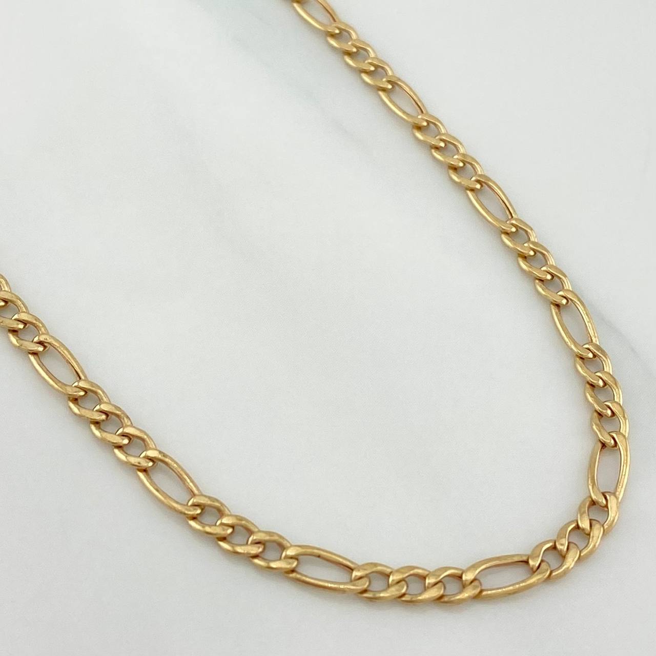 Cadena Figaro 6.9 g / 62 cm / 2 mm Oro Amarillo 18K