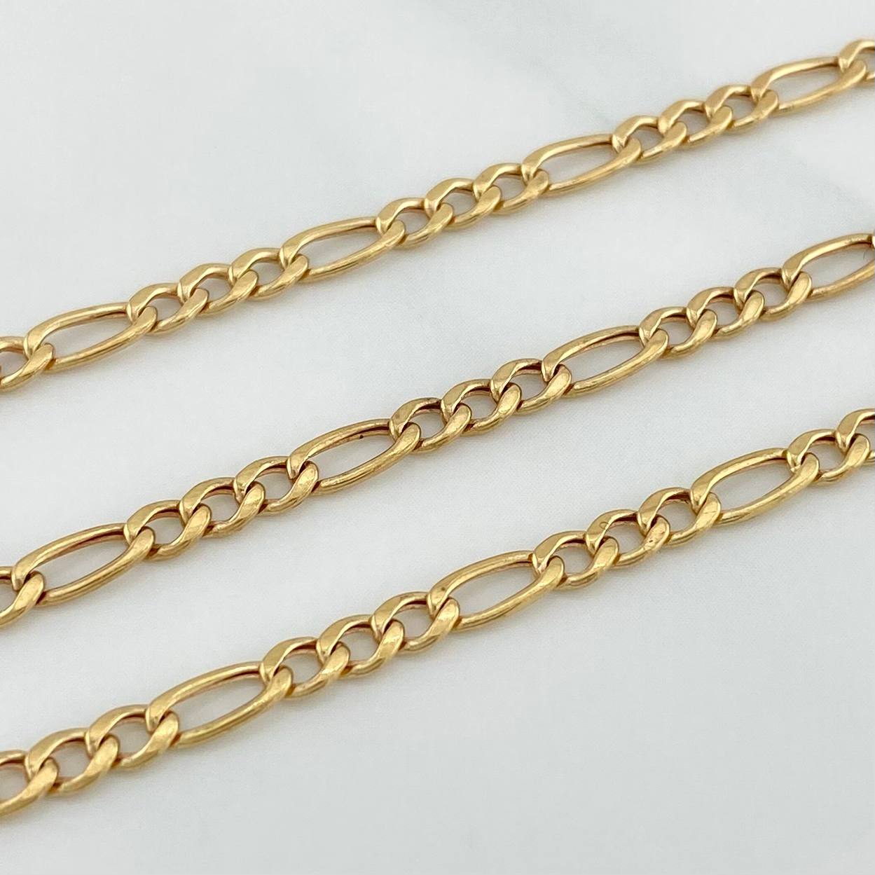 Cadena Figaro 6.9 g / 62 cm / 2 mm Oro Amarillo 18K