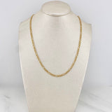 Cadena Figaro 6.9 g / 62 cm / 2 mm Oro Amarillo 18K