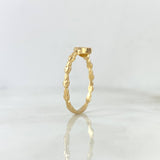 Anillo Corazones Corazon 1.5gr / T7 / Circones Blancos Oro Amarillo