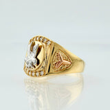 Anillo Aguila 5.35gr / T10 / Tres Oros 18K