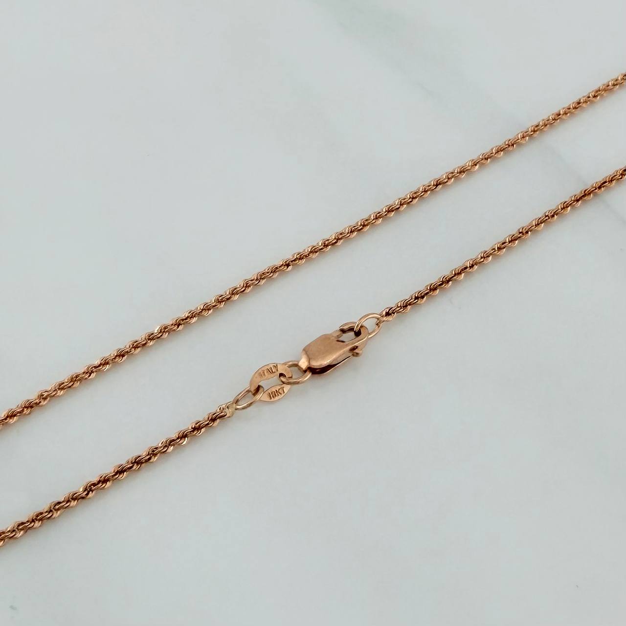 Cadena Lazo 4.1 g / 51 cm / 1.4 mm Oro Rosa 18K
