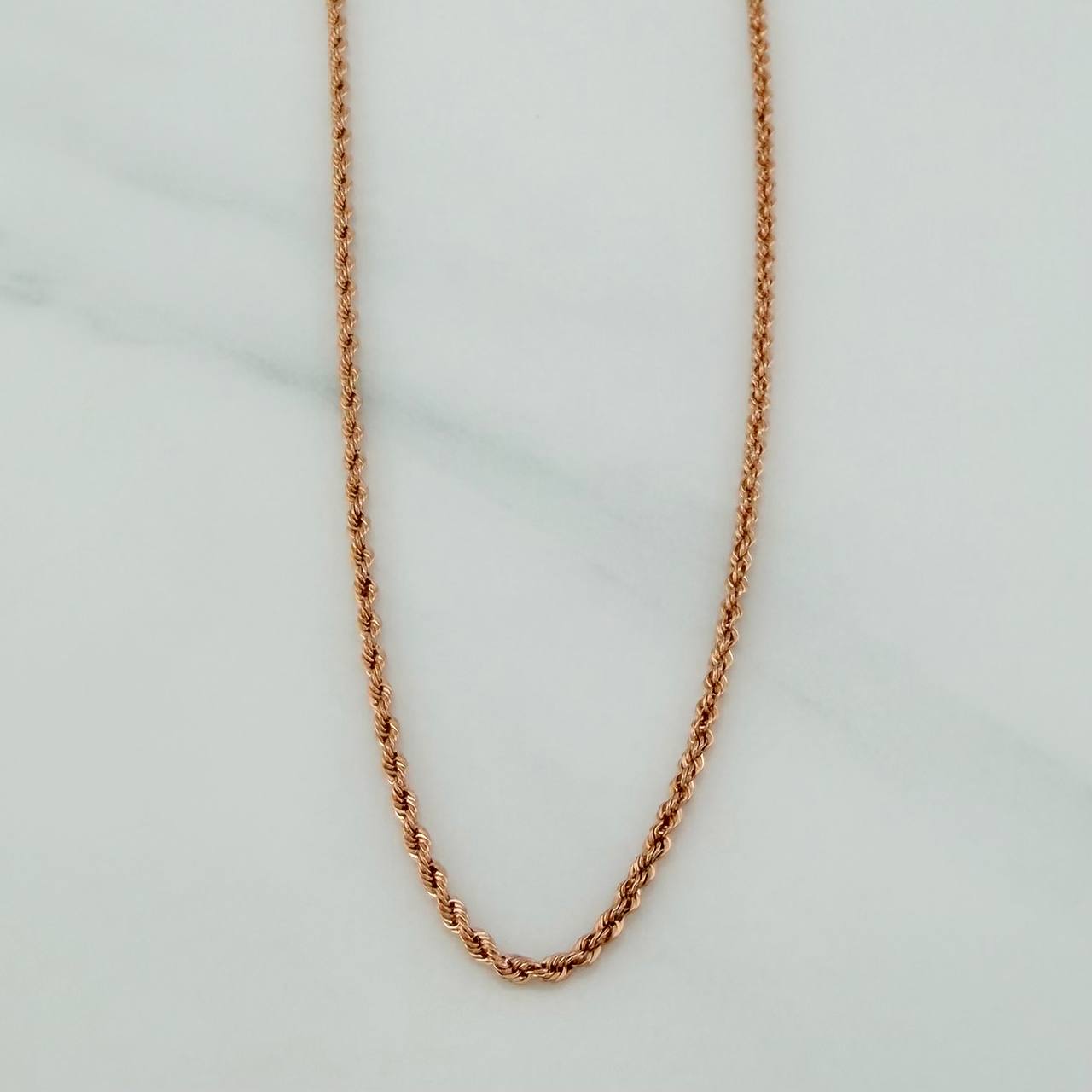 Cadena Lazo 4.1 g / 51 cm / 1.4 mm Oro Rosa 18K