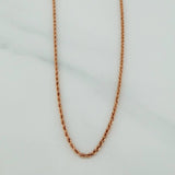 Cadena Lazo 4.1 g / 51 cm / 1.4 mm Oro Rosa 18K