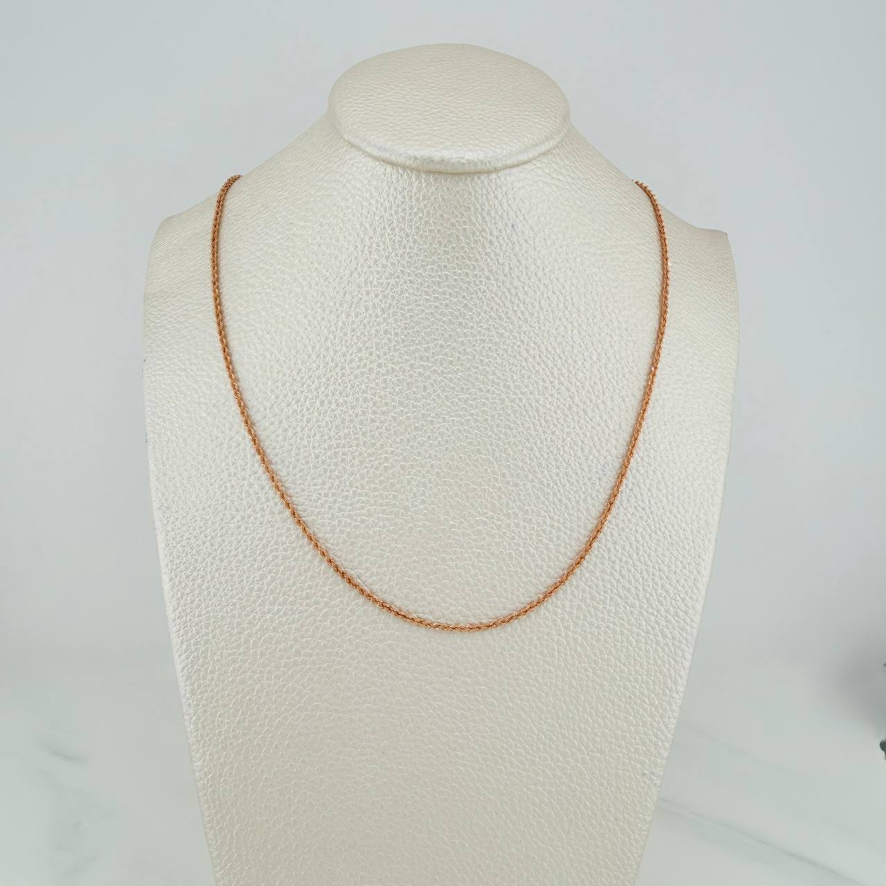 Cadena Lazo 4.1 g / 51 cm / 1.4 mm Oro Rosa 18K