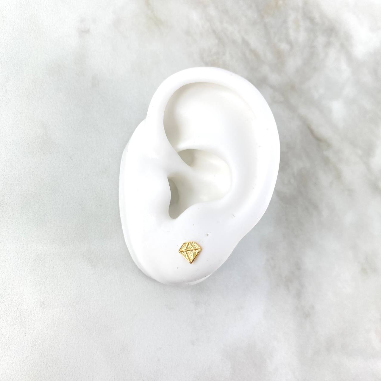 Topos Diamantes 0.8gr / 6mm Oro Amarillo