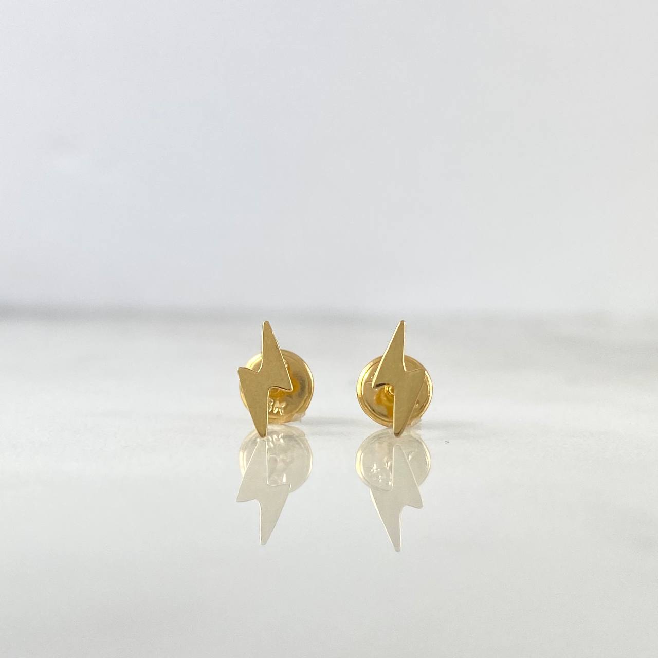 Topos Rayo 0.5gr / 8.3mm Liso Oro Amarillo 18K