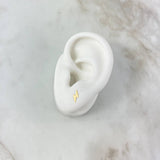 Topos Rayo 0.5gr / 8.3mm Liso Oro Amarillo 18K