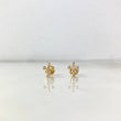 Topos Cruz 0.6gr / Circulos Circones Blancos Oro Amarillo