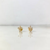 Topos Cruz 0.6gr / Circulos Circones Blancos Oro Amarillo