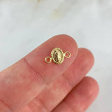 Herraje Virgen Guadalupe 0.2gr / 1.1cm / Oro Amarillo