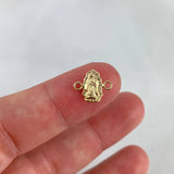 Herraje Virgen de Guadalupe Silueta 0.3gr / 1.2cm / Oro Amarillo