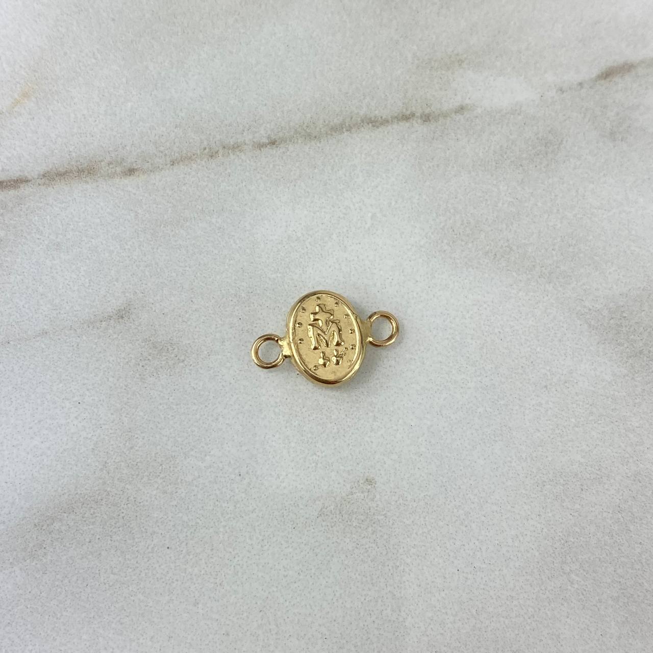 Herraje Virgen Milagrosa 0.4gr / 1.4cm / Oro Amarillo