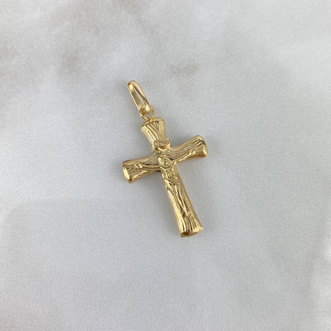 Dije Cruz Cristo 1.5gr / 3.7cm / Arborea Oro Amarillo
