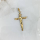 Dije Cruz Cristo 1.5gr / 4.1cm / Tau Oro Amarillo &