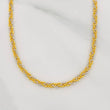 Cadena Morse 8.05g / 70cm / 2.34mm Dos Oros Amarillo Blanco 18K