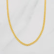 Cadena Cubana 2.15g / 50cm / 2mm Oro Amarillo 18K