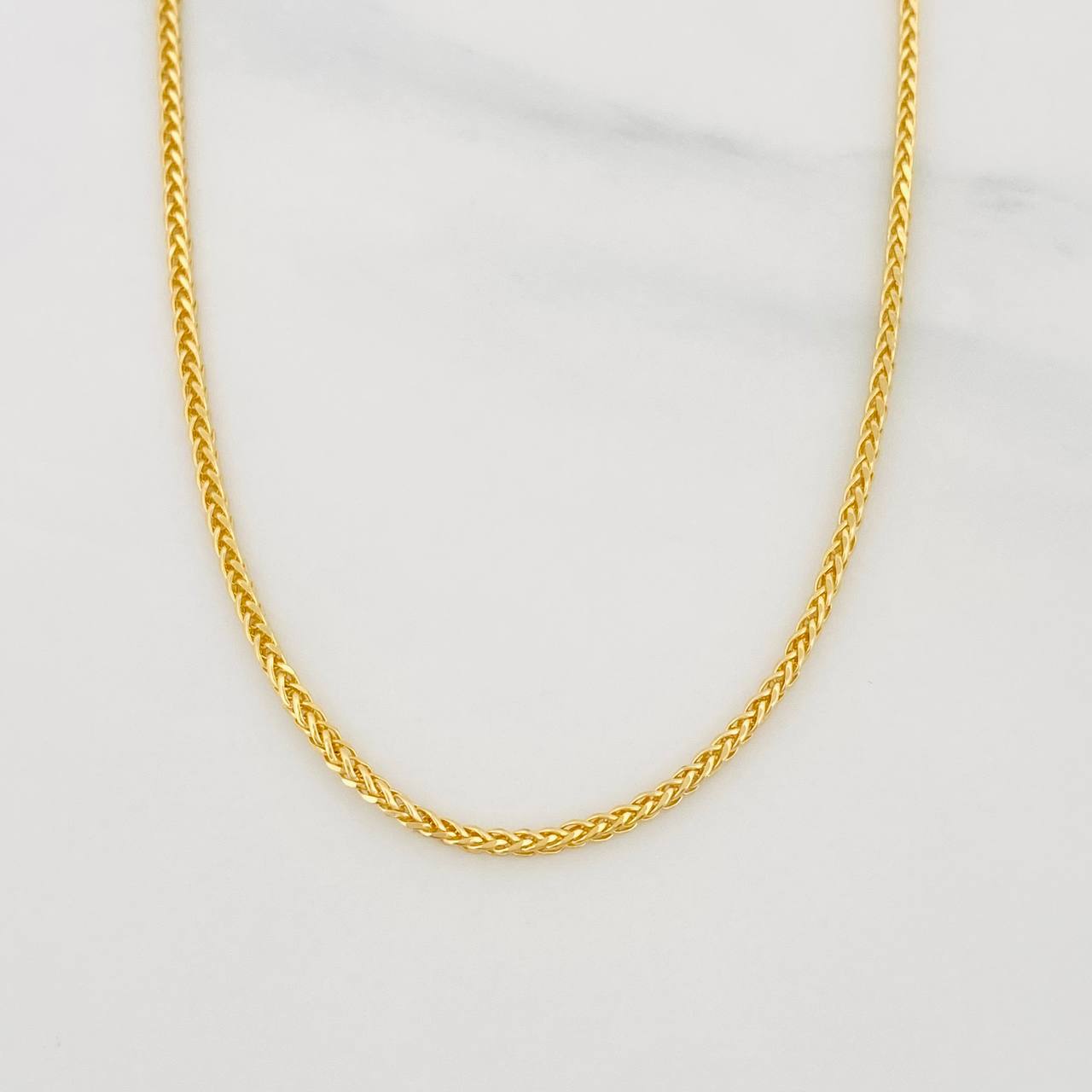 Cadena Franco 2.75g / 60cm / 1.5mm Oro Amarillo 18K