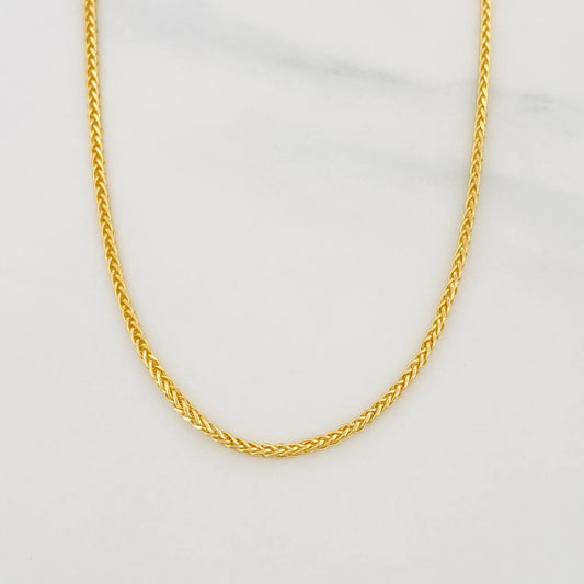 Cadena Franco 2.75g / 60cm / 1.5mm Oro Amarillo 18K