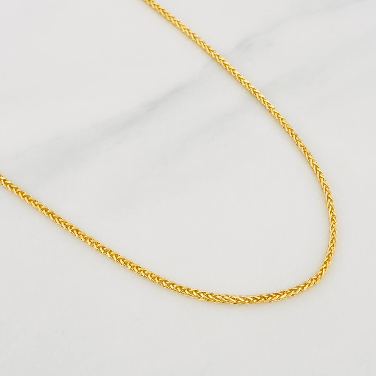 Cadena Franco 2.75g / 60cm / 1.5mm Oro Amarillo 18K