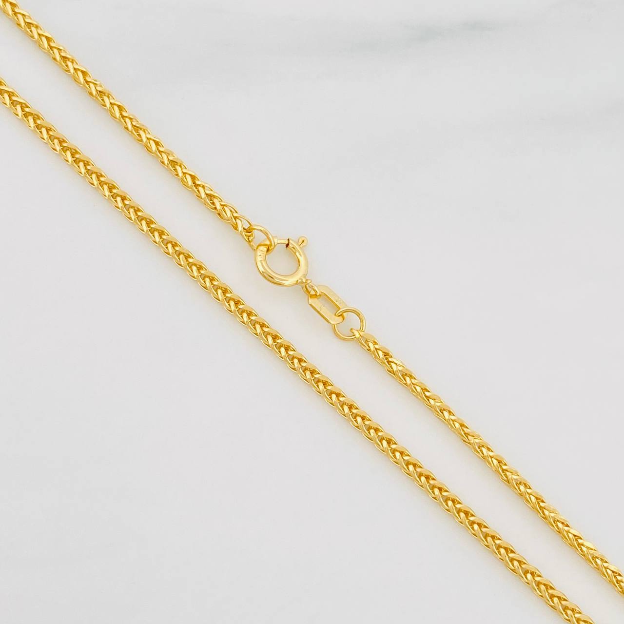 Cadena Franco 2.75g / 60cm / 1.5mm Oro Amarillo 18K