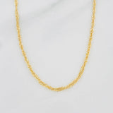 Cadena Singapur 0.95g / 45cm / 1.68mm Oro Amarillo 18K
